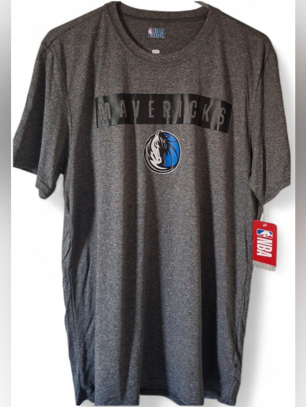 NBA Dallas Mavericks Grey training sweat T-shirt size L